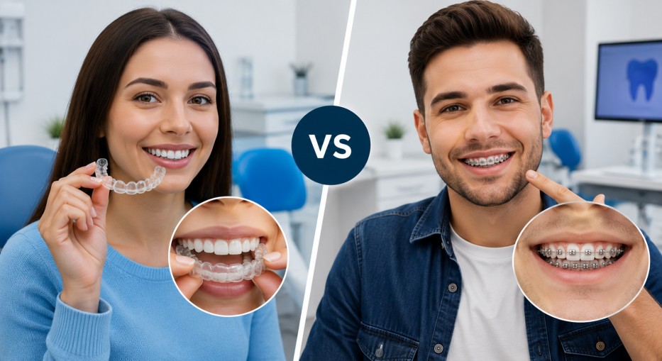 Invisalign vs Braces in Mississauga
